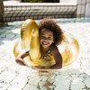 Inflatable Float Swim Essentials Glitter  Golden 70 cm