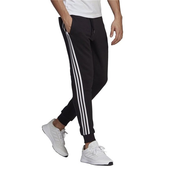Ilgos sportinės kelnės Adidas 3S Fl F Pt Juoda Vyras