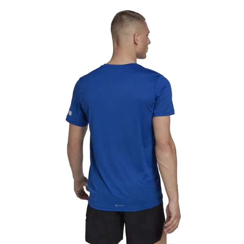 Men’s Short Sleeve T-Shirt Adidas HL3968 Blue (S)