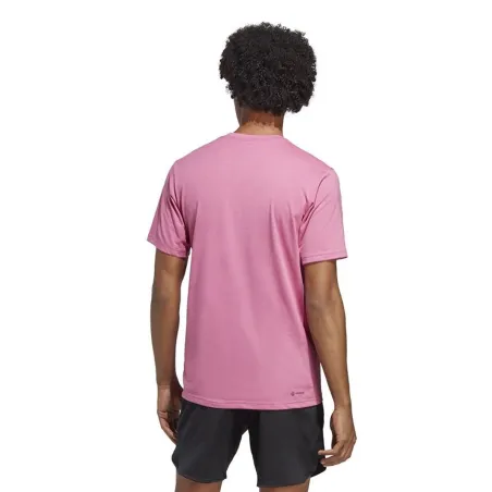 Men’s Short Sleeve T-Shirt Adidas IC1218 Plum (S)