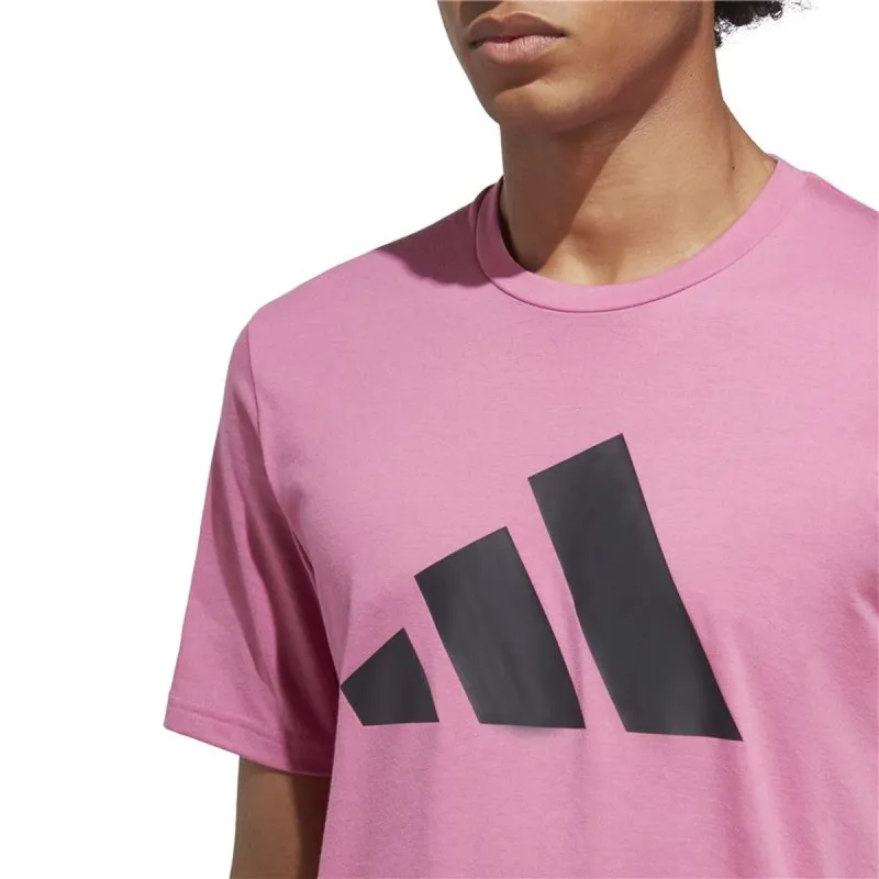 Men’s Short Sleeve T-Shirt Adidas IC1218 Plum (S)