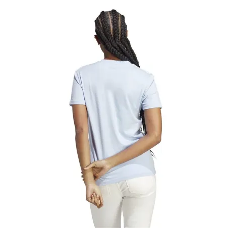 Women’s Short Sleeve T-Shirt Adidas ID0008 Light Blue (2XS)