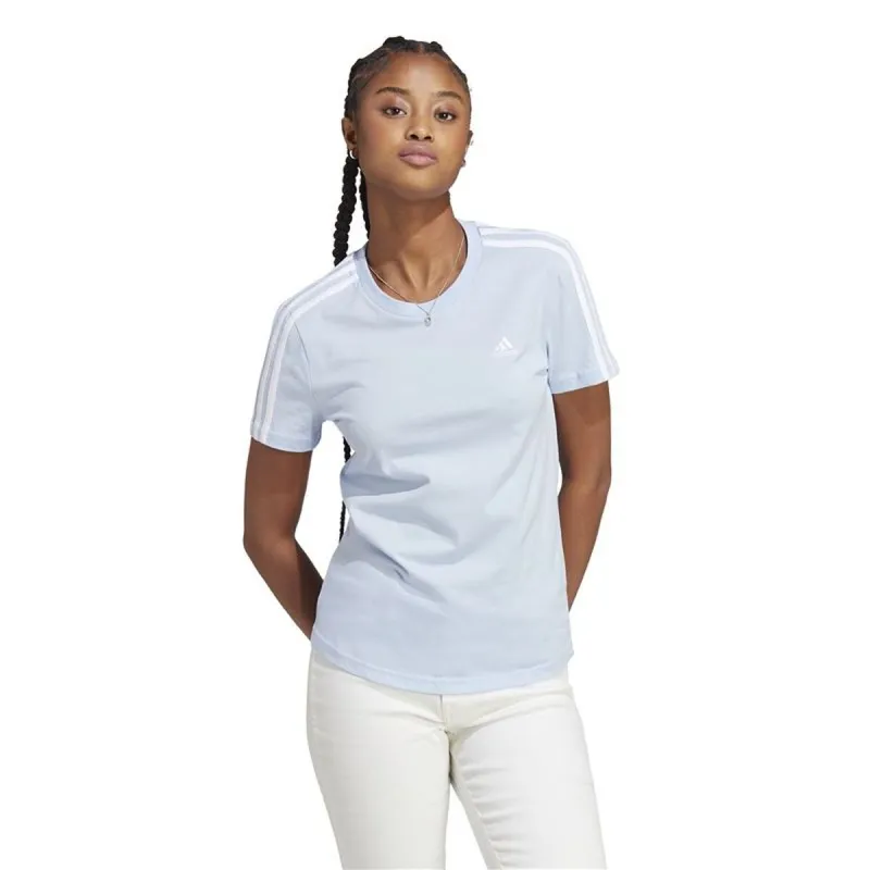 Women’s Short Sleeve T-Shirt Adidas ID0008 Light Blue (2XS)