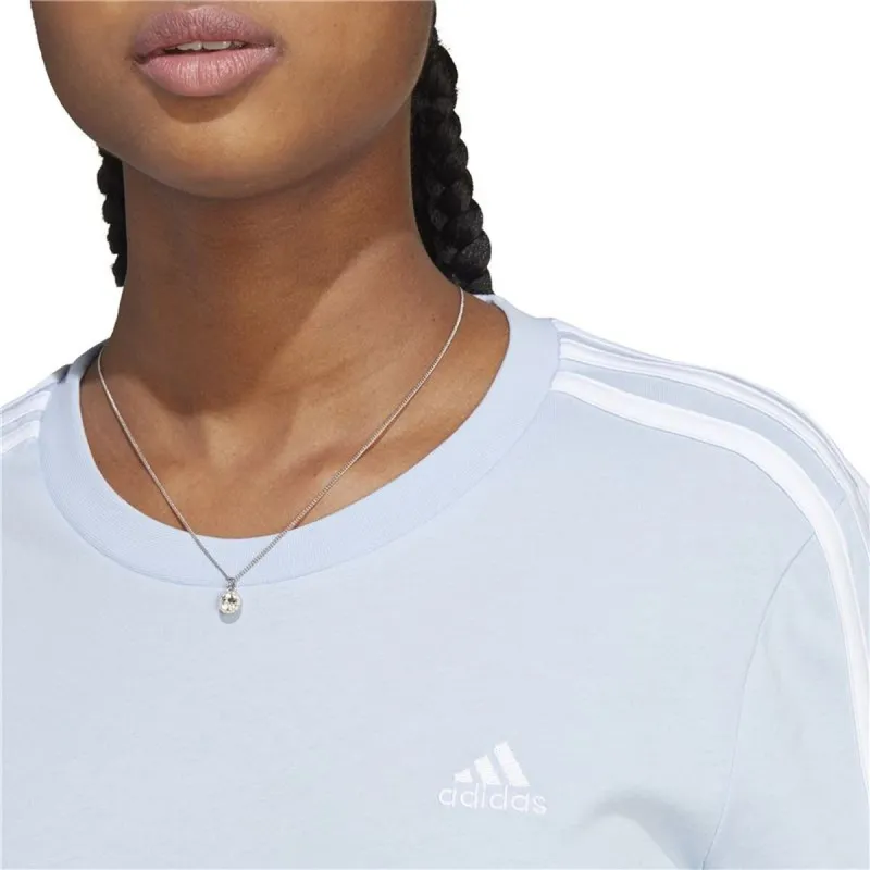 Women’s Short Sleeve T-Shirt Adidas ID0008 Light Blue (2XS)