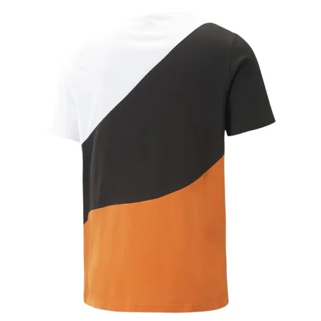 Men’s Short Sleeve T-Shirt Puma 673380 23 Dark Orange (S)