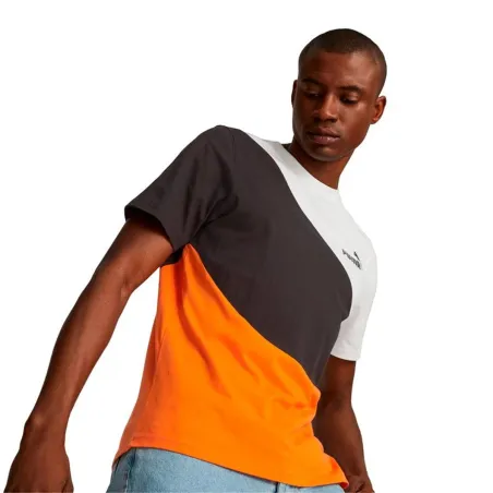 Men’s Short Sleeve T-Shirt Puma 673380 23 Dark Orange (S)