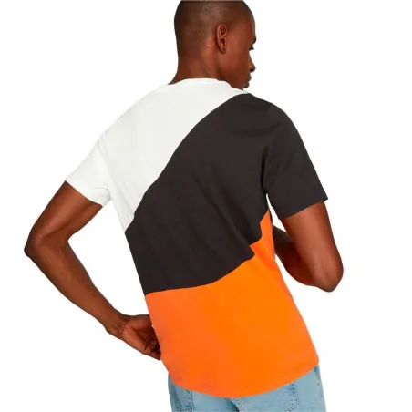 Men’s Short Sleeve T-Shirt Puma 673380 23 Dark Orange (S)