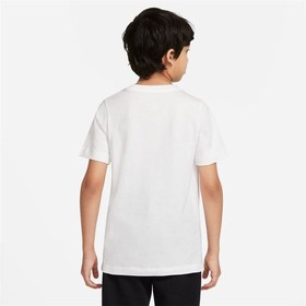 Laste Lühikeste varrukatega T-särk Nike DO1824-100 Valge (7-8 aastat)
