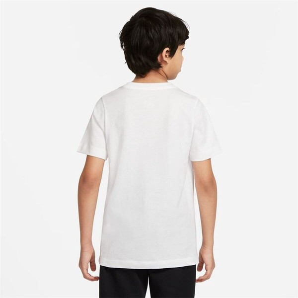 Laste Lühikeste varrukatega T-särk Nike DO1824-100 Valge (7-8 aastat)