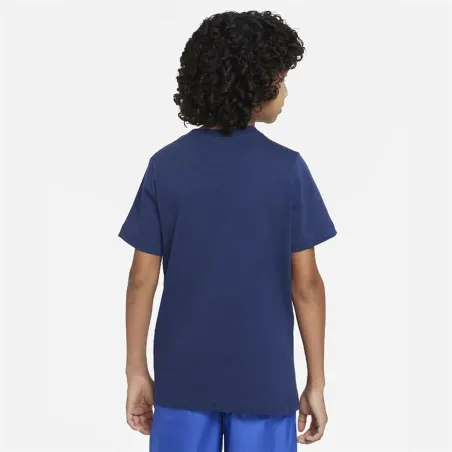 Laste Lühikeste varrukatega T-särk Nike DX2297-410 (7-8 aastat)
