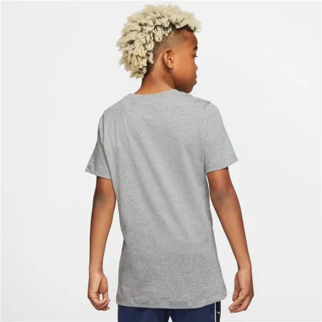 Laste Lühikeste varrukatega T-särk Nike AR5252-091 (7-8 aastat)