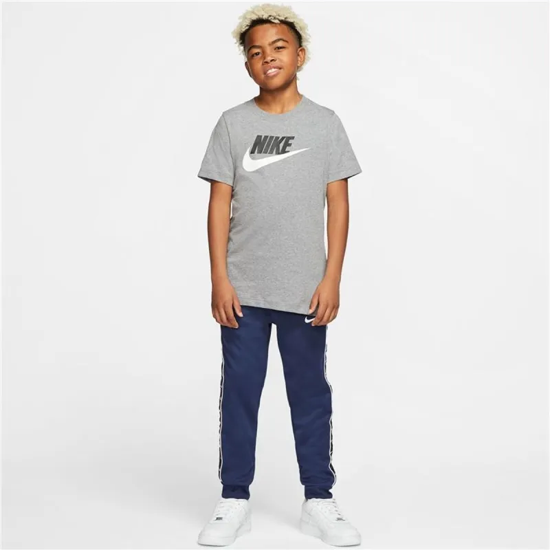 Laste Lühikeste varrukatega T-särk Nike AR5252-091 (7-8 aastat)