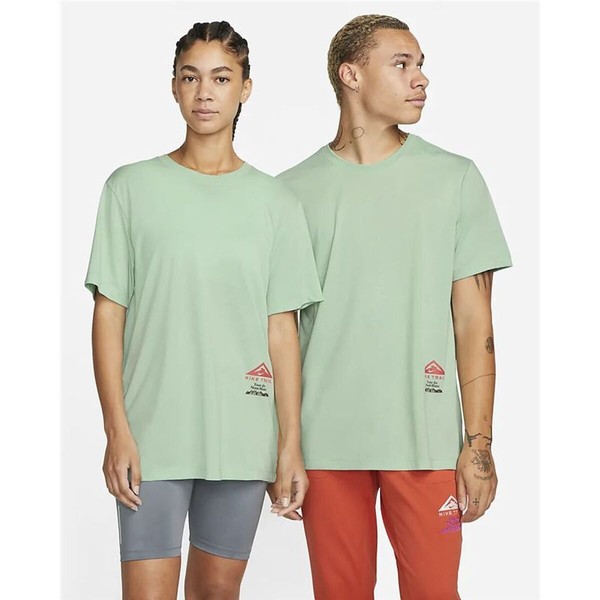 Lühikeste varrukatega T-särk, meeste ja naiste Nike DR7671-308 Heleroheline (XS)
