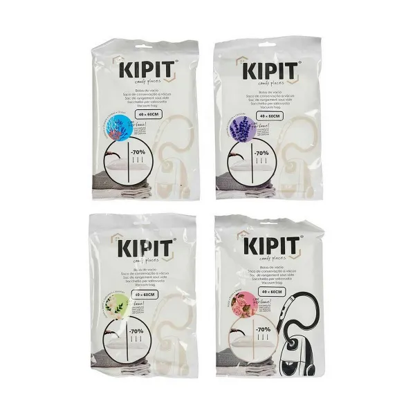 Vacuum Bags Kipit Transparent Plastic 40 x 60 cm (12 Units)