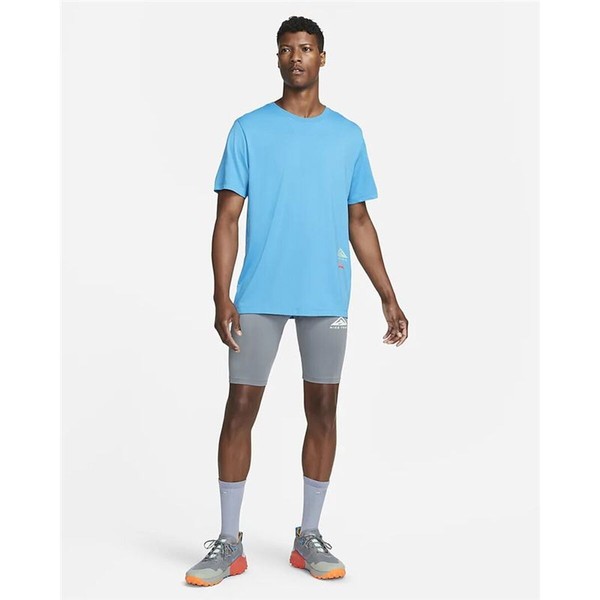 Lühikeste varrukatega T-särk, meeste Nike DR7671-446 Taevasinine (S)