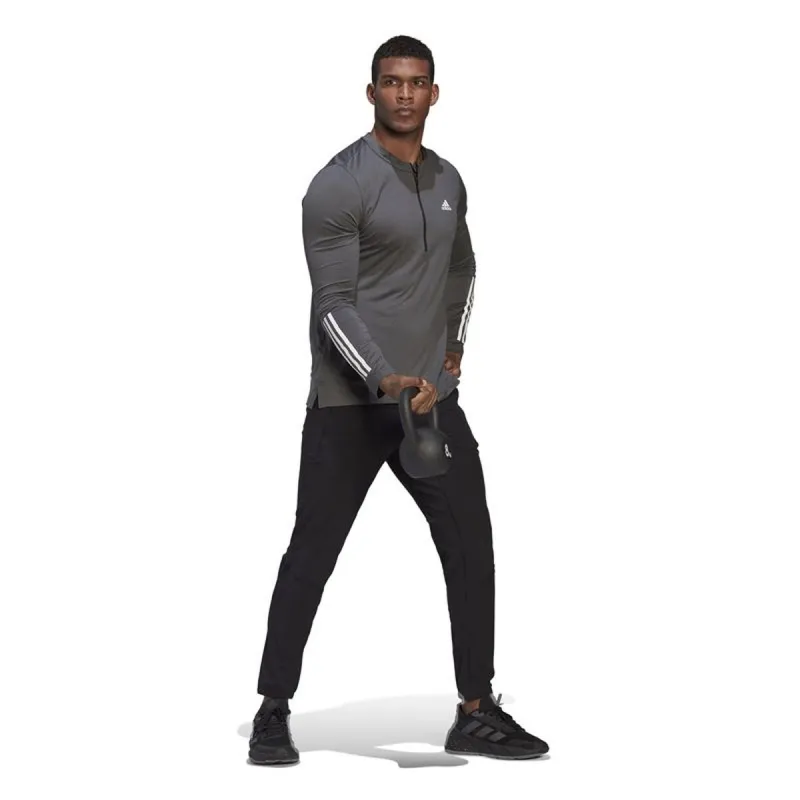 Vīriešu Krekls ar Garām Piedurknēm Adidas HD3538 Tumši pelēks (XL)