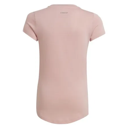 Child's Short Sleeve T-Shirt Adidas HA4029 Pink