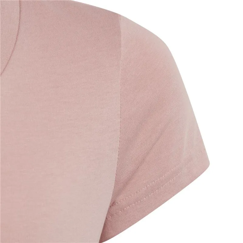 Child's Short Sleeve T-Shirt Adidas HA4029 Pink