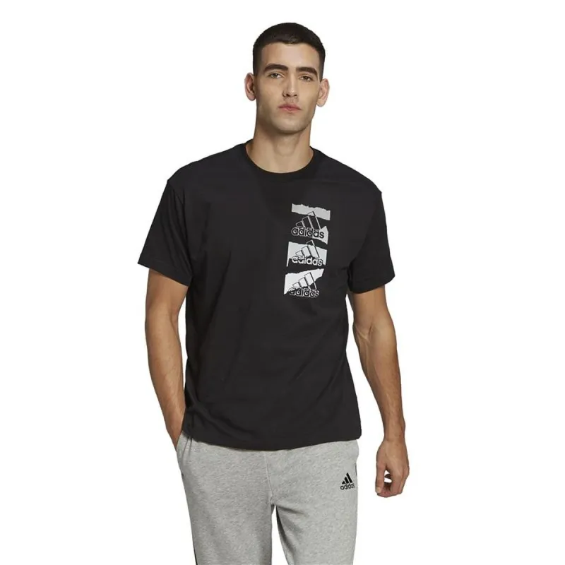 Unisex Krekls ar Īsām Piedurknēm Adidas HE4314 Melns (S)