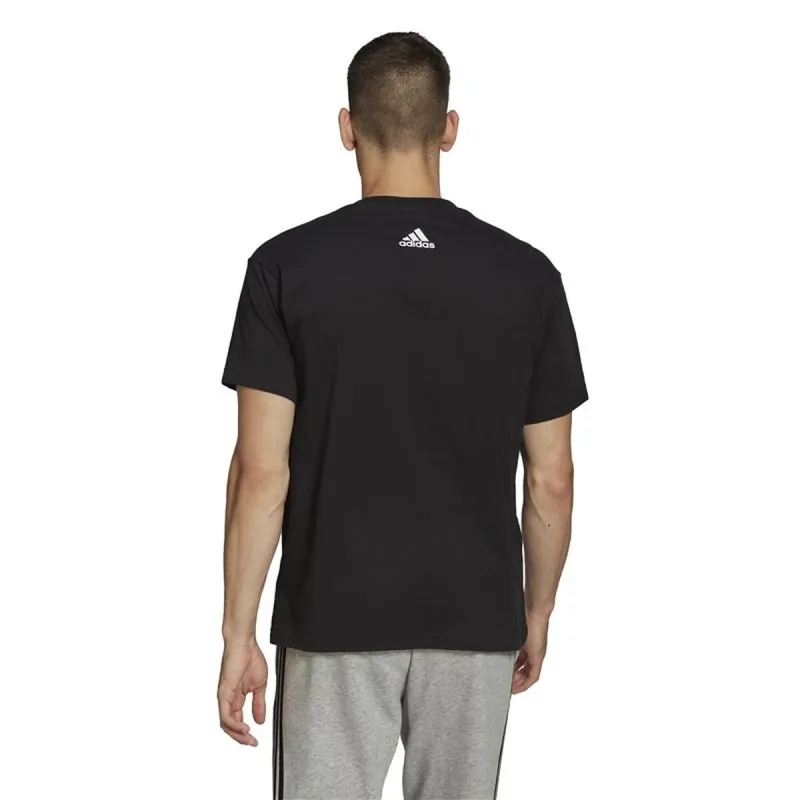 Unisex Krekls ar Īsām Piedurknēm Adidas HE4314 Melns (S)