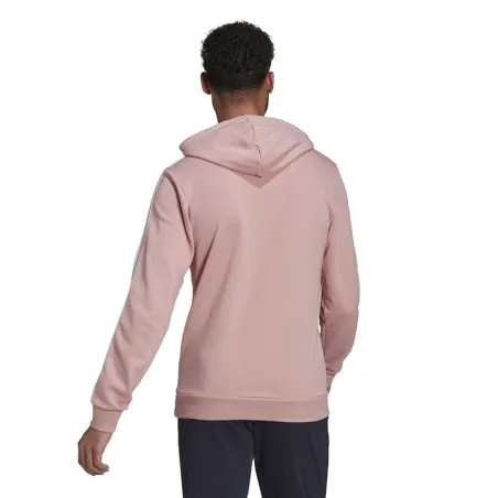 Men’s Hoodie Adidas Essentials 3 Bandas Light Pink