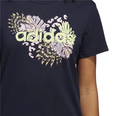 Women’s Short Sleeve T-Shirt Adidas HE4924 Dark blue (S)