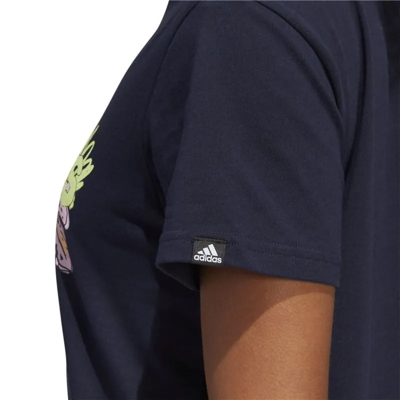 Women’s Short Sleeve T-Shirt Adidas HE4924 Dark blue (S)