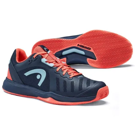 Women's Tennis Shoes Head Sprint Team 3.0 2021 Clay Dark blue