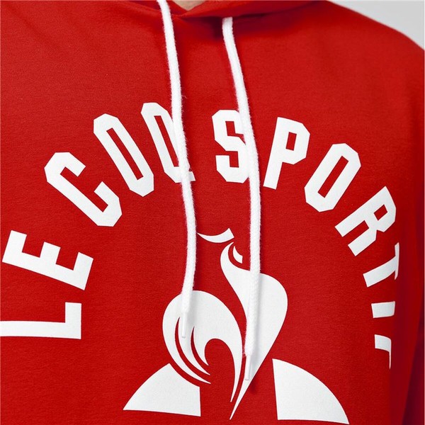 Vyriškas džemperis su gobtuvu Le coq sportif Saison 2 Nº1 Raudona