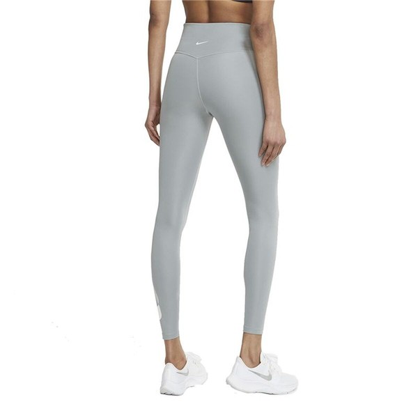 Naisten urheilulegginsit Nike Dri-FIT Swoosh Harmaa