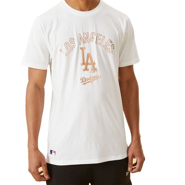 Vīriešu Krekls ar Īsām Piedurknēm New Era 12893142 Balts (XL)