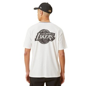 Lühikeste varrukatega T-särk, meeste New Era 12893172 Valge (S)