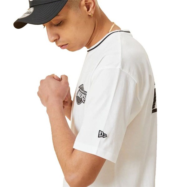 Miesten T-paita New Era 12893172 Valkoinen (S)
