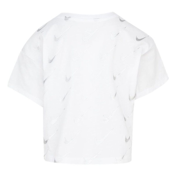 Laste Lühikeste varrukatega T-särk Nike 36I352-001 Valge