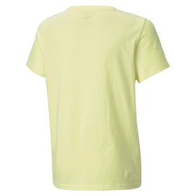 Child's Short Sleeve T-Shirt Puma 585887 40 Yellow (15-16 Years)