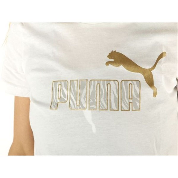 Women’s Short Sleeve T-Shirt Puma 670001 02 White (XS)