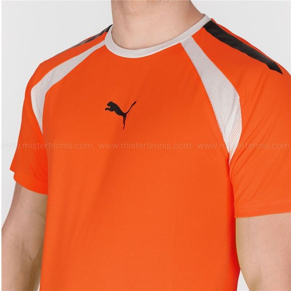 Men’s Short Sleeve T-Shirt Puma 931433 13 Orange (S)