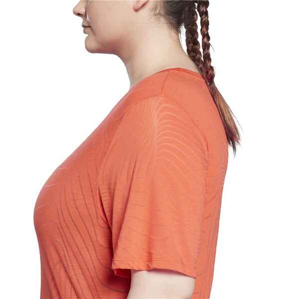 Women’s Short Sleeve T-Shirt Reebok HB2046 Orange (2XL)