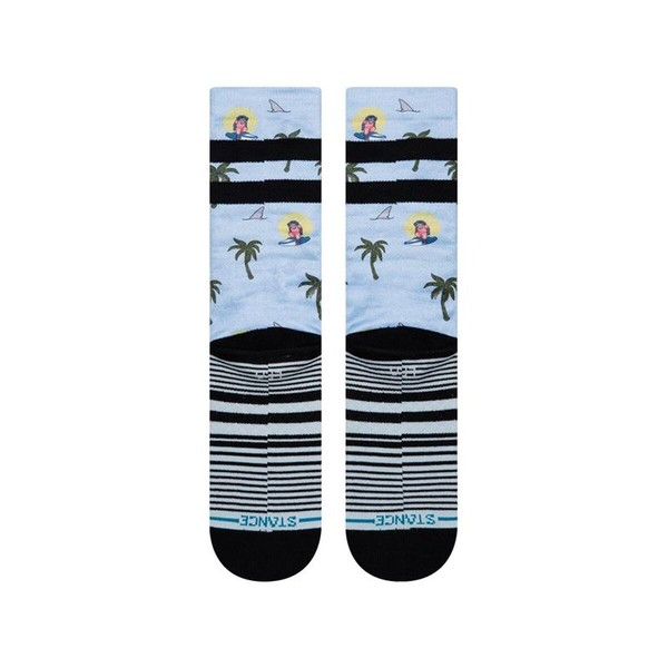 Sports Socks Stance Aloha Monkey Staple Light Blue