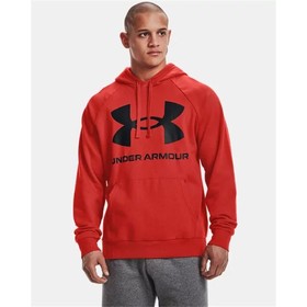 Men’s Hoodie Under Armour Fleece Rival Red