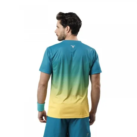 Men’s Short Sleeve T-Shirt Drop Shot DT281305-VERDE Sky blue (S)