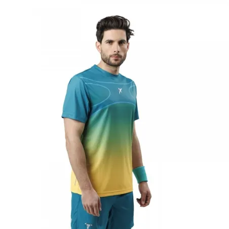 Men’s Short Sleeve T-Shirt Drop Shot DT281305-VERDE Sky blue (S)
