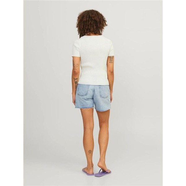 Women’s Short Sleeve T-Shirt Jack & Jones 12252768-11-4201 TCX Beige (XS)