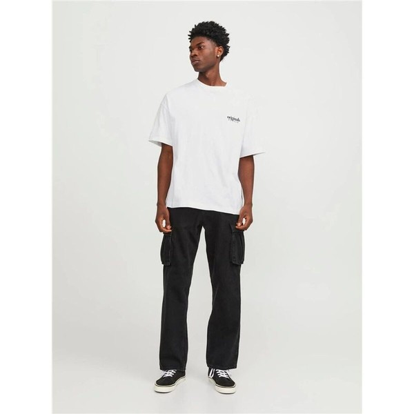 Men’s Short Sleeve T-Shirt Jack & Jones 12252953-177627 White (XL)