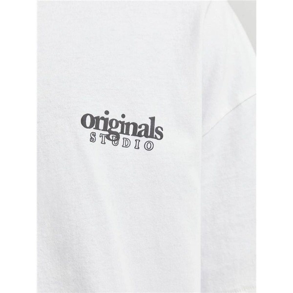 Men’s Short Sleeve T-Shirt Jack & Jones 12252953-177627 White (XL)
