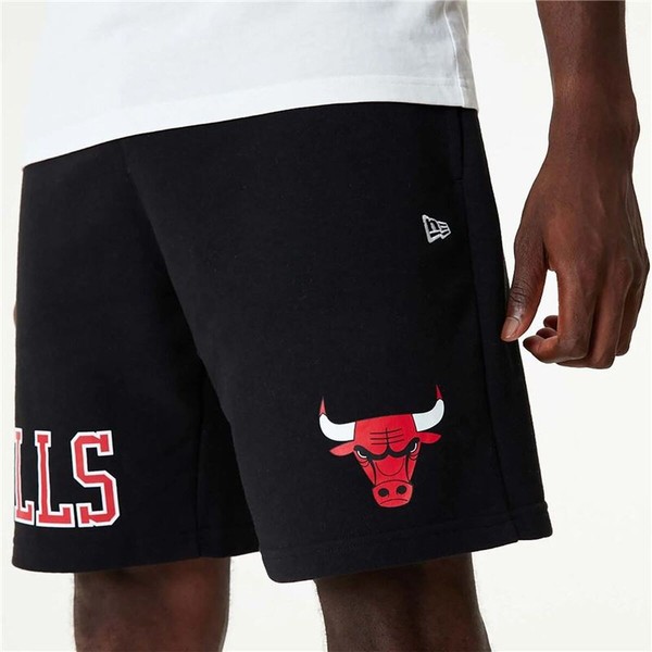 Vīriešu Basketbola Šorti New Era NBA Chicago Bulls Melns