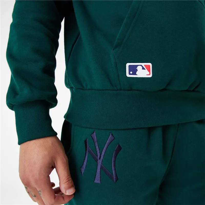 Vīriešu Sporta Krekls ar Kapuci New Era League Essentials Tumši zaļš