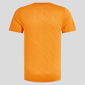 Unisex Krekls ar Īsām Piedurknēm Odlo 313732-30884 Tumši oranža (S)