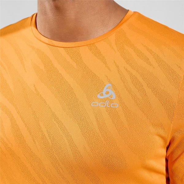 Unisex Krekls ar Īsām Piedurknēm Odlo 313732-30884 Tumši oranža (S)