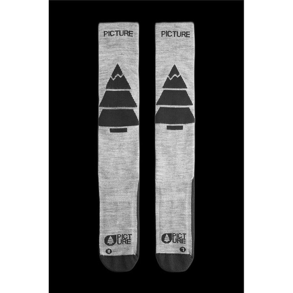 Socks Picture Wooling Ski Dark grey